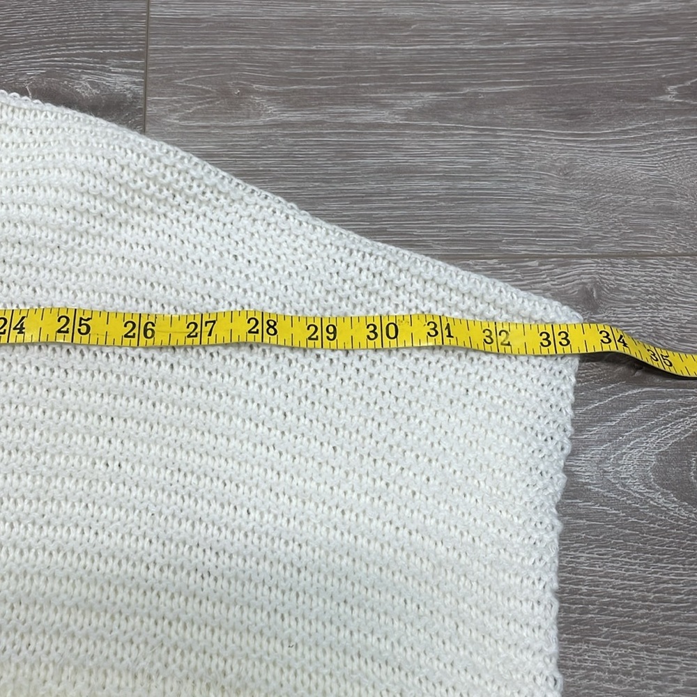 Apt. 9 Turtleneck Open Side Poncho Cream Tan Beig… - image 4